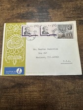 Poland Airmail Cover Julian Tuwim Chopin Piano Competition to USA 1980