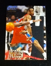 ALLEN IVERSON RC 1996-97 FLEER ROOKIE CARD PHILADELPHIA 76ers HOF. rookie card picture