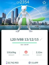 Pok mon Shiny Mewtwo Chicago background Go Fest 2026 - GO Trade