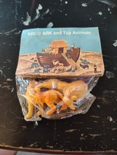 Vintage 1970  s Arco Noah's Ark Animals Lions  New in Package- Pristine