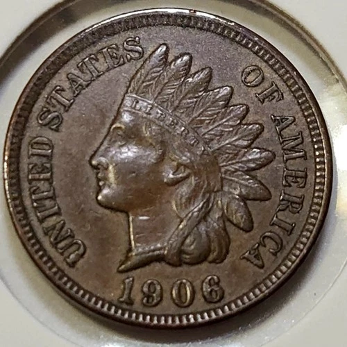 1906 Indian Head Cent - XF+ - Near 4 Diamonds
