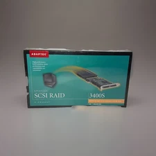 Adaptec ASR 3400S 4-Ch Quad-Channel LVD Ultra160 U160 SCSI RAID Card New in Box!