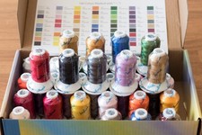 40 Colors 40 Weight Polyester Embroidery Machine Thread Kit 550Y 500M 