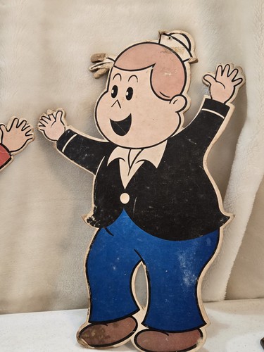 Vintage anni 50 Little Lu Lu & Tubby Tompkins 14" ritagli da appendere al muro rari - Foto 5 di 18