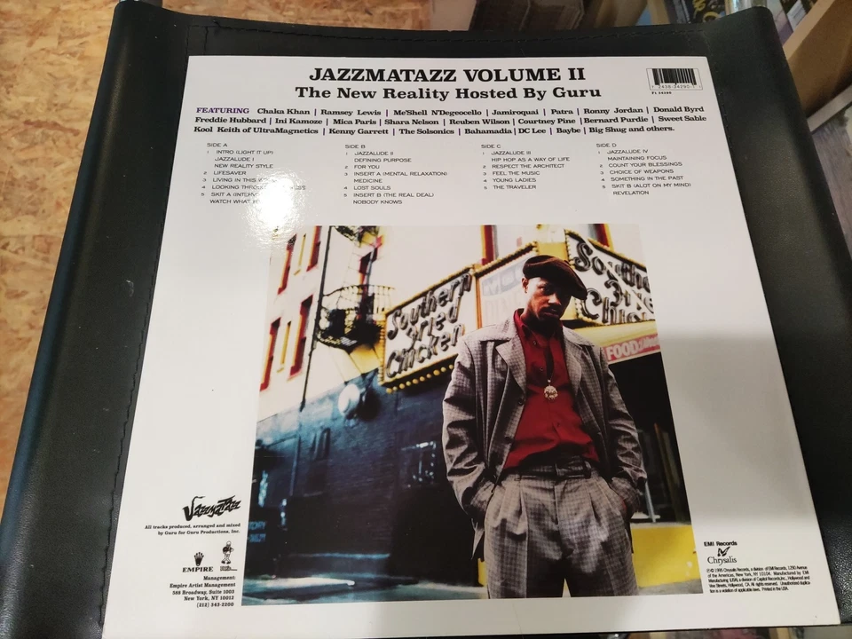 Jazzmatazz Vol 2,   2 x Vinyl LP. Neu, Guru , Gang Starr - Bild 2 von 2