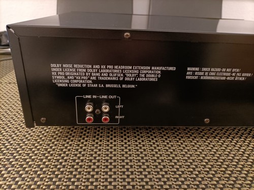 AKAI GX67 Stereo Cassette Deck Tapedeck 3 cabezales, 4 pistas, 2 canales NUEVO correa - Imagen 8 de 9