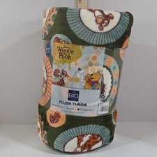 The Big One Disney Winnie the Pooh Plush Oversized Throw Blanket 5 ft x 6 ft