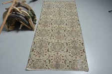 Handwoven Brown and Green Area Rug, 3.1x6.8 ft