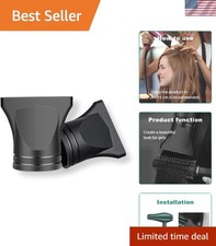 Universal 2-Pack Hair Dryer Nozzles for 4.2cm to 4.6cm Dryers - Easy Install