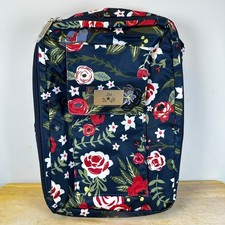 JuJuBe MiniBe Diaper Bag Backpack Navy Midnight Posy Floral Travel Baby JA4023