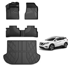 Floor Mats  Cargo Liner Set fit for 2015-2018 Nissan Murano,TPE All Weather ...