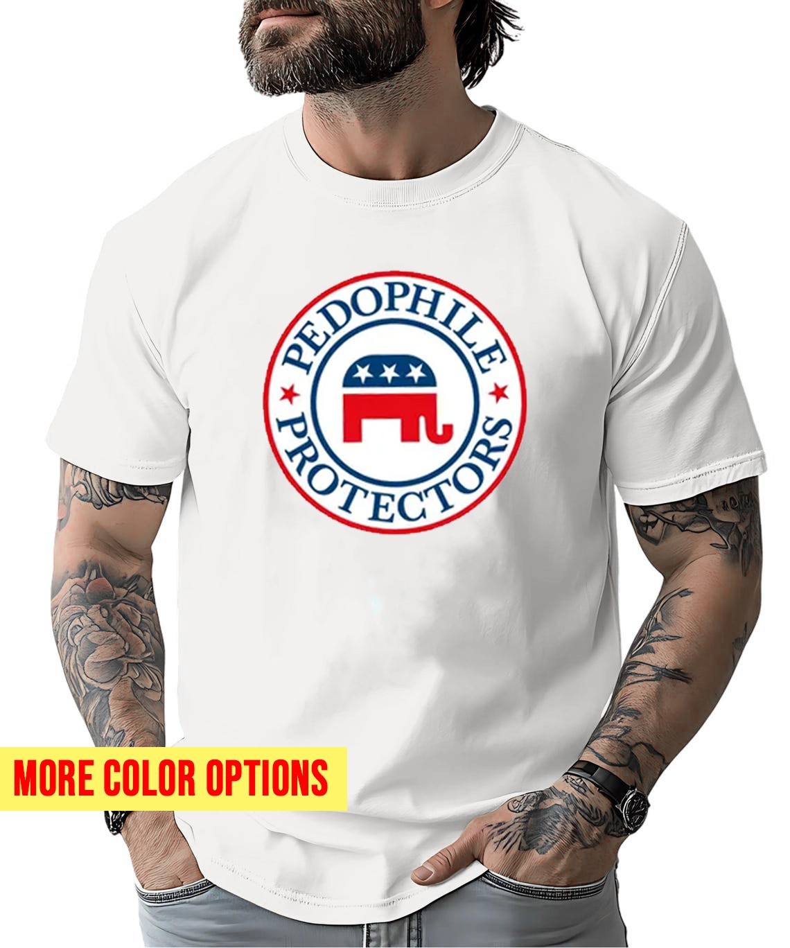 Trump And Epstein Pedophile Protectors T-shirt B47641