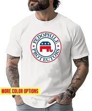 Trump And Epstein Pedophile Protectors T-shirt B47641
