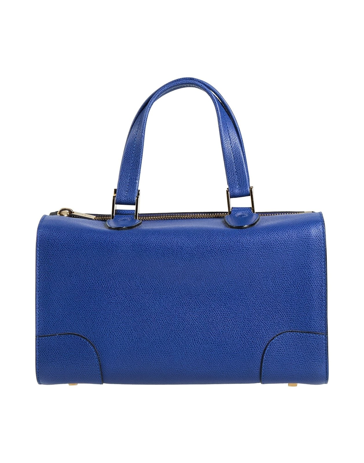 Valextra - Women - Pebbled-leather Bowler Bag - Blue 302190₽