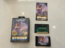 Strider (Sega Genesis, 1990) CIB Complete w Manual Tested Authentic