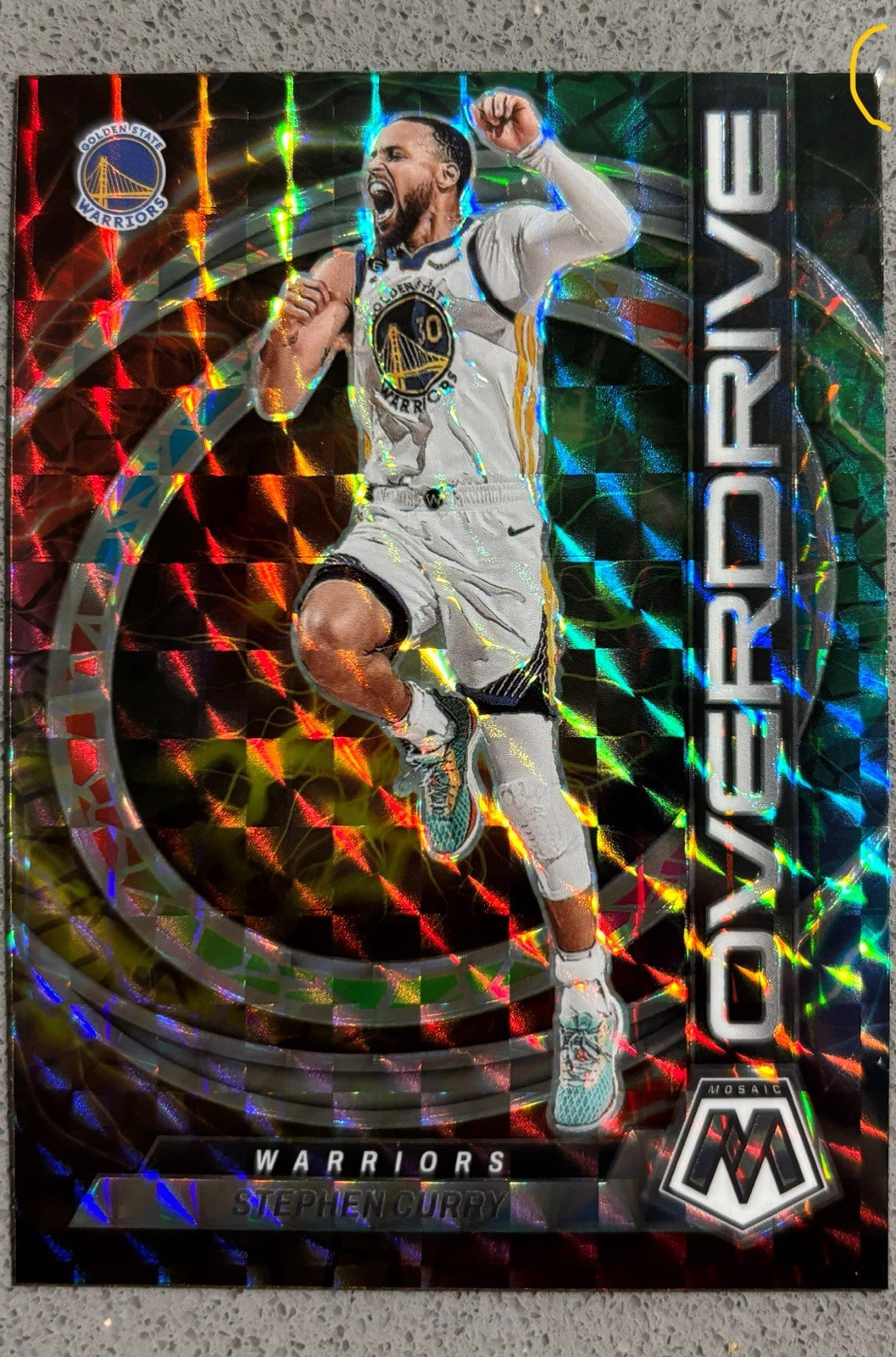 Stephen Curry 2022 Panini Mosaic Overdrive #2