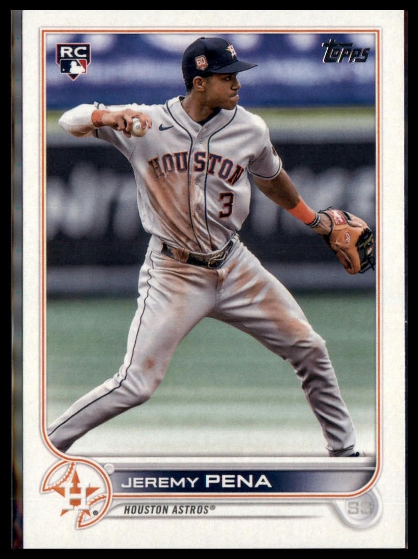 2022 Topps Update Jeremy Pena Rookie #US253 Houston Astros