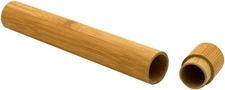 1 PC Bamboo Toothbrush Tube Case Holder Travel Camping Bathroom Accessory Too...