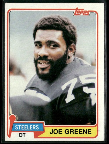 Joe Greene #495 1981 Topps card