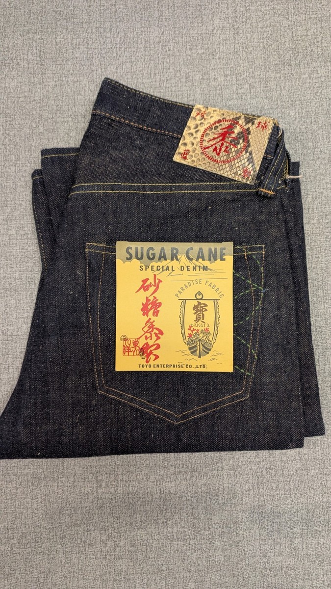 SUGAR CANE ストレートデニム W30 L34 Sugar Cane Okinawa Special Denim Jeans W30 L34 Made in Japan