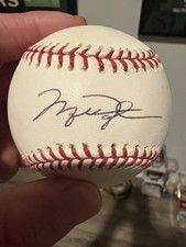 Michael Jordan Autographed Chicago Bulls White Sox MLB Baseball Signature