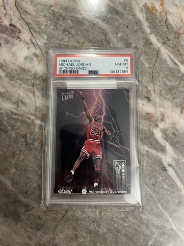1993 Fleer Ultra Michael Jordan Scoring Kings card #5 graded PSA 8 NM-MT