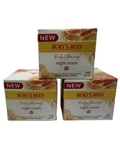 Burt's Bees Truly Glowing Night Cream Hydrate Glow Complex 1.8 oz Lot of 3