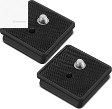 2 Pieces 41Mm Qr Release Plate, Camera Tripod Ball Head Quick Plate