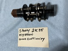 Sperry Gyroscope 2K35  Klystron Radar Tube Reflex Oscillator WW2 RARE MILITARY