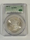 1881-S - Morgan Silver Dollar - CAC MS64
