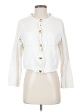 Free Assembly Women White Cardigan S