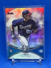 2016 Bowman Platinum #24 Hector Olivera Rookie Card Atlanta Braves. rookie card picture