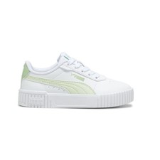 PUMA Carina 2.0 Platform Lace Up Youth Girls White Sneakers Casual Shoes 386186