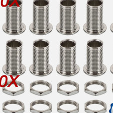 10Sets M12x20mm Round Head Hollow Screw Bolts Through Hole Bolt with Hex Nut UK