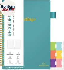 Meeting Notebook for Work with Action Items, Project Planner Notebook for Note T