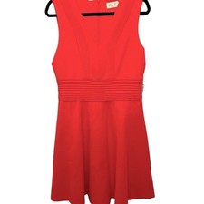 Eliza J Fit and Flare Pintuck Dress Size 14