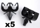 5x Twin Brake Pipe Hose Cable Electrical Wiring Holders