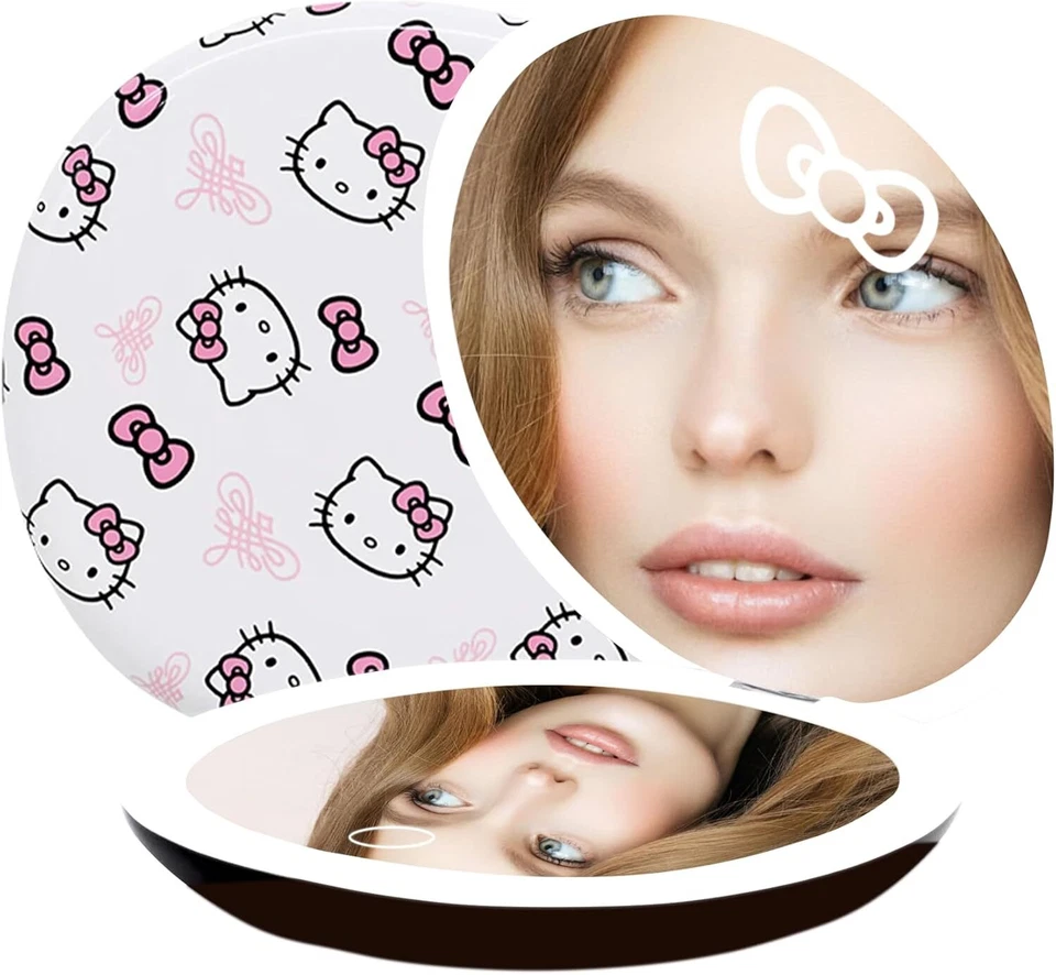 Impressions For Hello Kitty  Compact 3X Magnified Mirror - Choose Color & Style