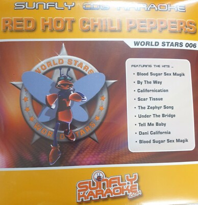 Sunfly Karaoke World Stars CDG-Disc (SFWS006) - Red Hot Chili Peppers