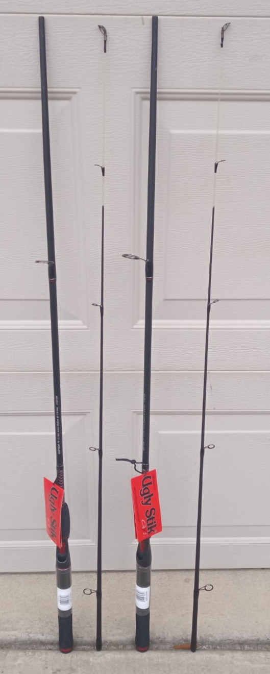 2 SHAKESPEARE UGLY STIK stick  GX2 7-foot " two piece spinni