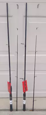 2 SHAKESPEARE UGLY STIK stick GX2 7-foot " two piece spinning rods medium