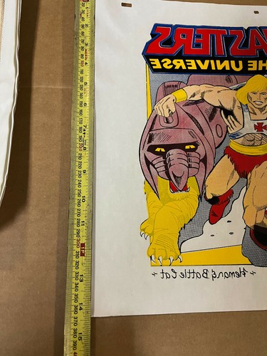 Camiseta He-Man Original Vintage Masters Of The Universe He-Man Calcomanía de Transferencia de Hierro - Imagen 5 de 5