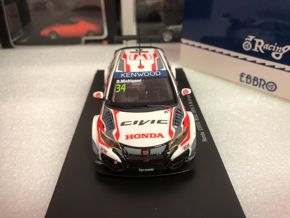Ebbro 1/43 Honda CIVIC WTCC 2016 R.Michigami #1 | eBay