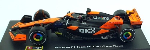 Burago 1/43 Scale 18-38215 - McLaren MCL38 #81 Miami Grand Prix 2024 - Piastri - Picture 4 of 5