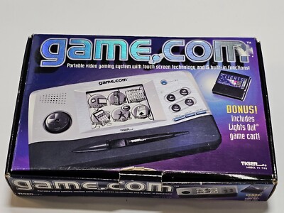 Tiger Game.com Console Handheld With Mortal Kombat, Duke Nukem 3d, and more