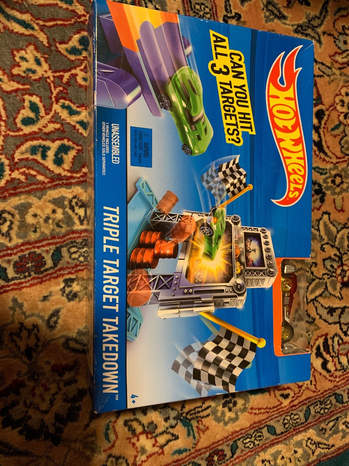 hot wheels triple target takedown