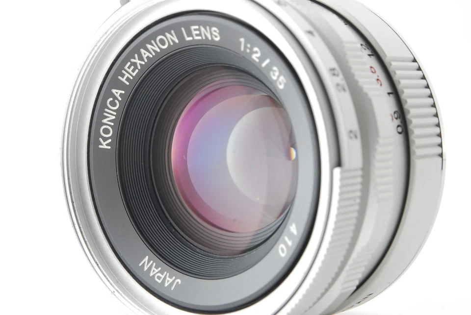 【NÃO USADO NA CAIXA】Konica hexanon 35mm f/2 l39 ltm Leica L montagem por parafuso - Imagem 3 de 4