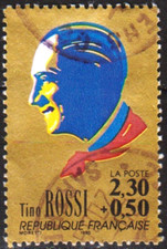 Stamp/ FRANCE Timbre Y & T N° 2651 de 1990  Chanteur Tino Rossi  Oblitéré