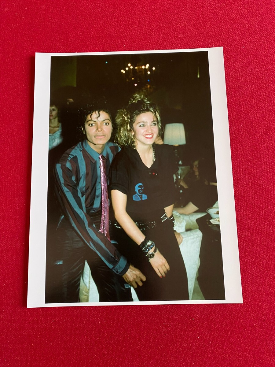 Michael Jackson / Madonna, 8.5 x 11 Photograph (Scarce / Vintage