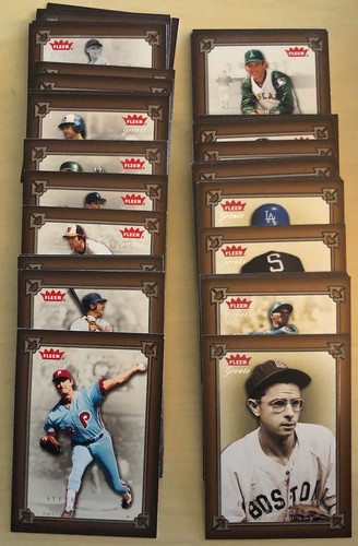 2004 Fleer Greats of the Game Baseball - You Pick A Player - Free Ship